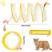collapsible cat tunnel, view 6 - MRSLM