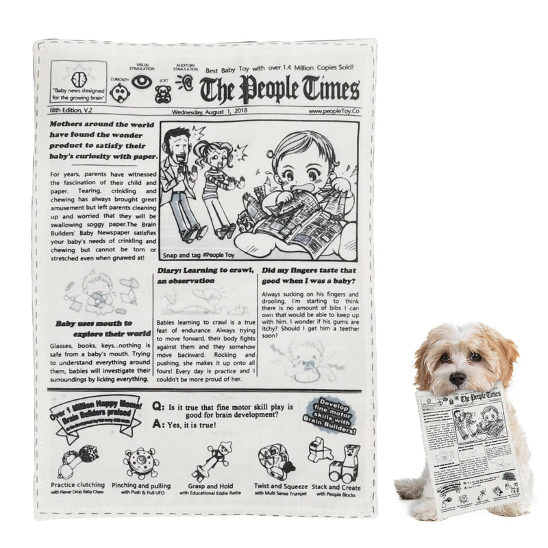 newspaper dog chew toy, view 7 - MRSLM