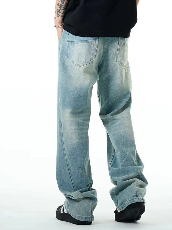 washed distressed loose jeans, view 4 - MRSLM