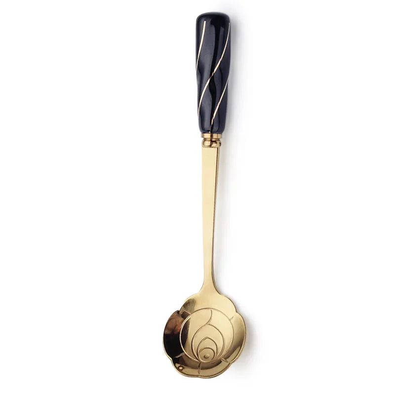 Mini stainless steel dessert spoons, view 6 - MRSLM