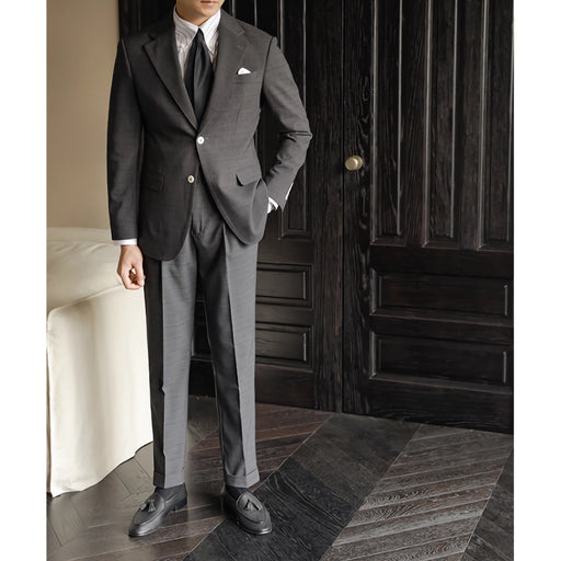 single breasted slim fit 2-piece suit, view 2 - MRSLM