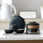 Zen teapot and tea cup set, view 3 - MRSLM