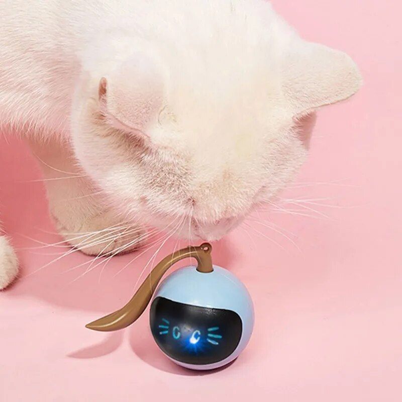smart interactive led cat ball toy, view 5 - MRSLM