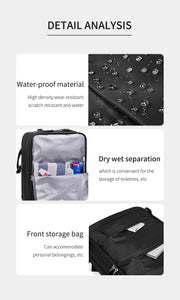 large multifunctional backpack, view 4 - MRSLM