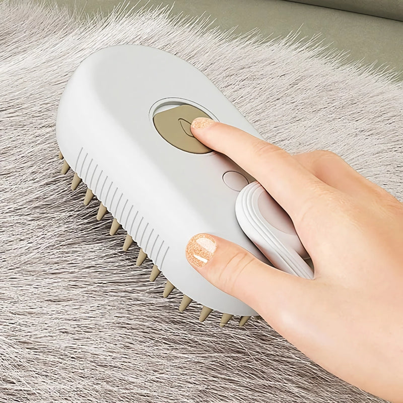 3-in-1 electric spray cat brush, view 5 - MRSLM