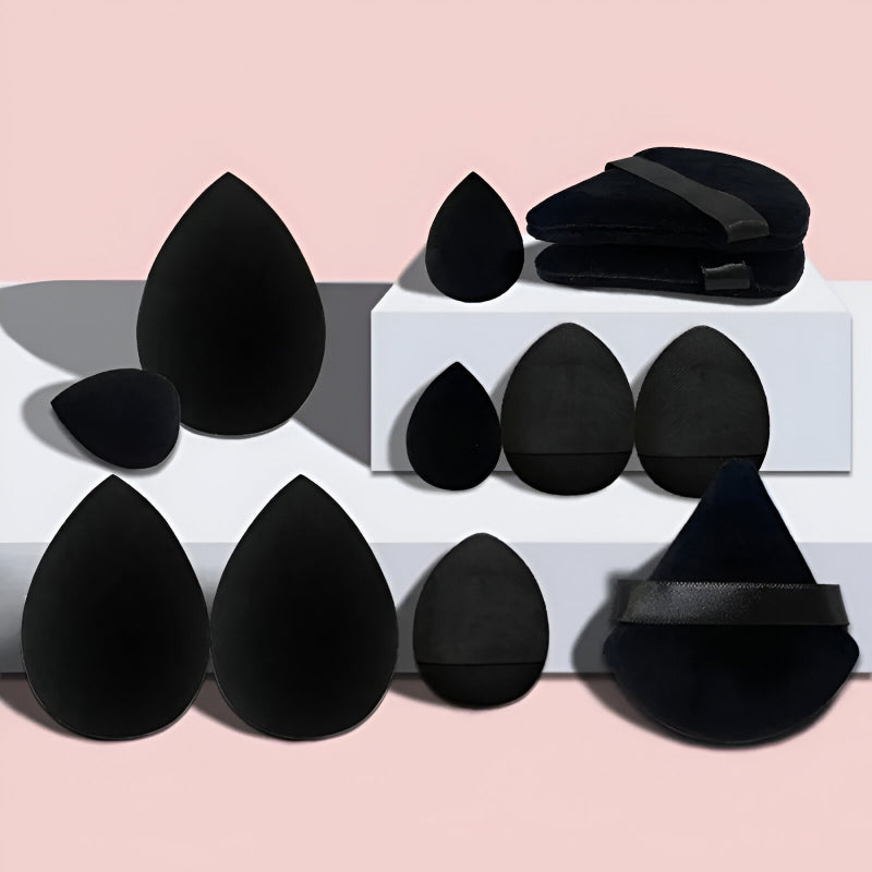 12pcs soft makeup sponge blender set, view 4 - MRSLM