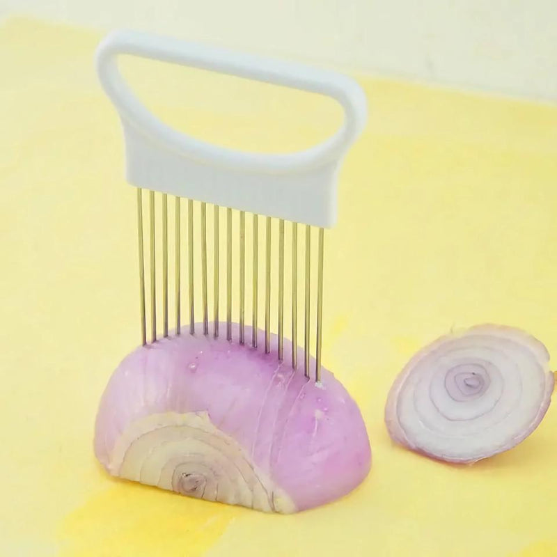 stainless steel hands-free vegetable slicer, view 9 - MRSLM