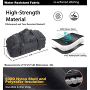 Nylon gym duffel bag, view 3 - MRSLM