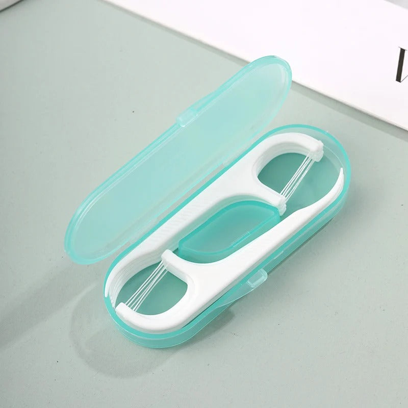 Portable dental floss stick set - MRSLM