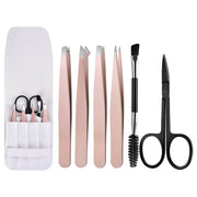 6-piece eyebrow tweezer set, view 3 - MRSLM