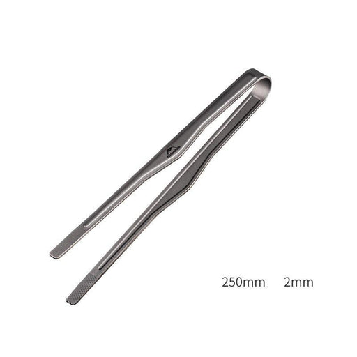 titanium camping bbq tongs, view 3 - MRSLM