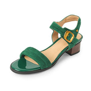 women's square heel summer sandals, view 2 - MRSLM