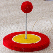cat scratch board with sisal ball toy, view 6 - MRSLM