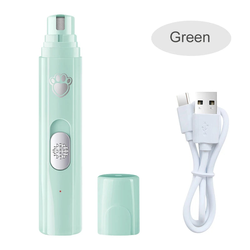 electric usb dog nail grinder with led, view 2 - MRSLM