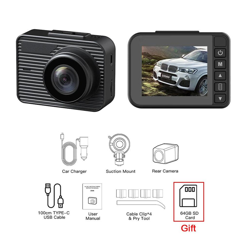 UHD 4K dash cam with GPS, view 3 - MRSLM