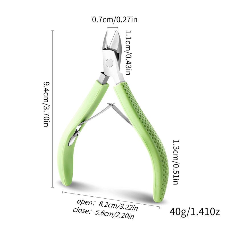 stainless steel cuticle scissors, view 2 - MRSLM