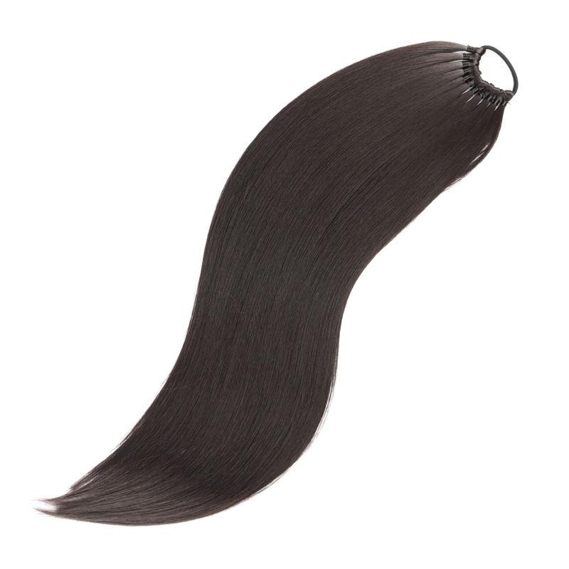 24-inch straight ponytail hair extension, view 7 - MRSLM
