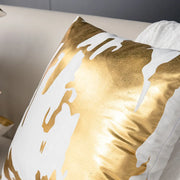 Nordic geometric gold plush pillowcases, view 11 - MRSLM