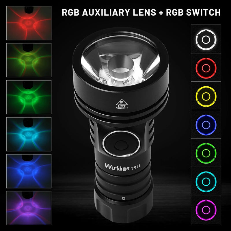 2000 lumen USB-C EDC flashlight, view 6 - MRSLM