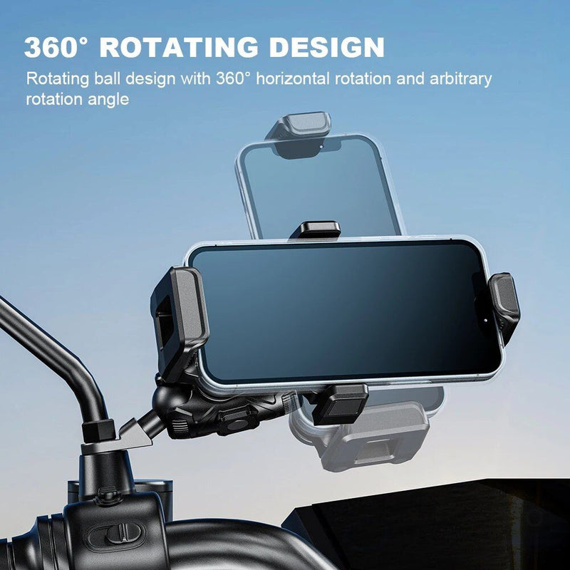 360 degree bike and motorcycle phone mount, view 7 - MRSLM