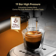 super slim espresso cappuccino machine, view 6 - MRSLM