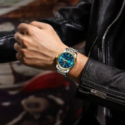 men's luminous quartz watch, view 11 - MRSLM