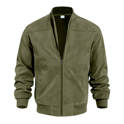 stylish vintage slim men's jacket, view 3 - MRSLM