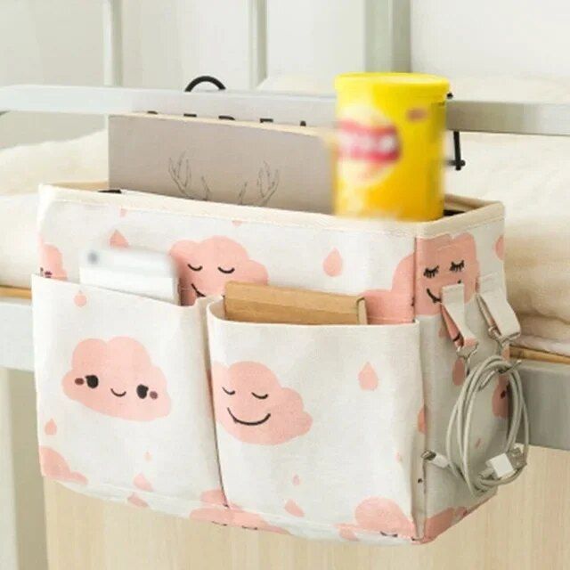 bedside hanging storage organizer, view 2 - MRSLM