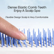 Self-cleaning anti-static scalp massage comb, view 7 - MRSLM