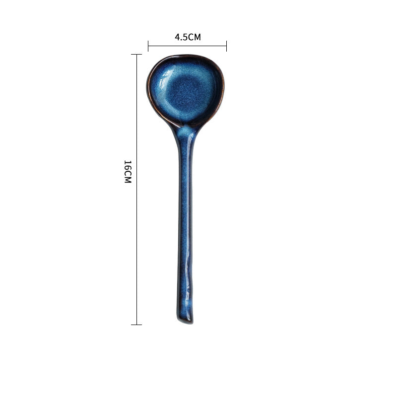 ceramic soup spoon, view 5 - MRSLM