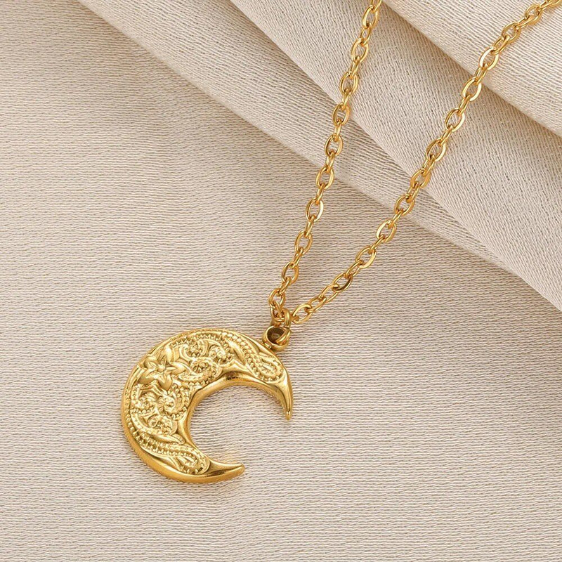 Stainless steel pendant necklaces, view 8 - MRSLM