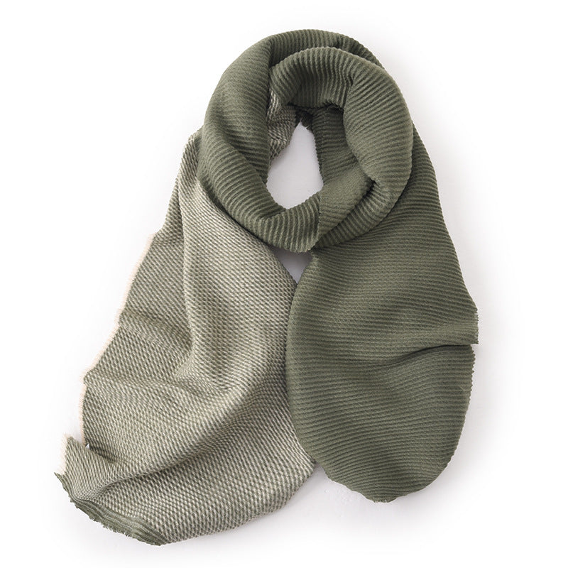 knit solid pashmina wrap shawl, view 10 - MRSLM