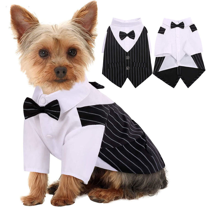 dog tuxedo with bow-tie, view 8 - MRSLM