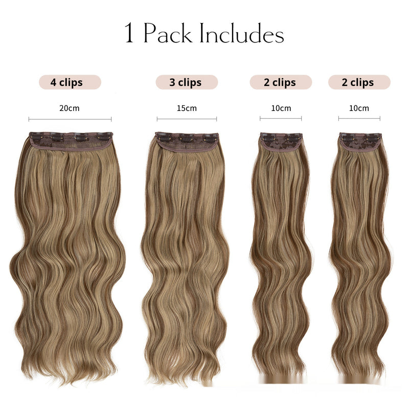 women's high-temperature fiber wig set, view 4 - MRSLM