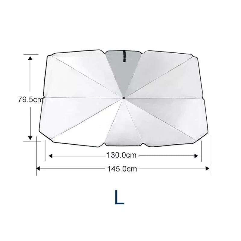 car sunshade umbrella, view 3 - MRSLM