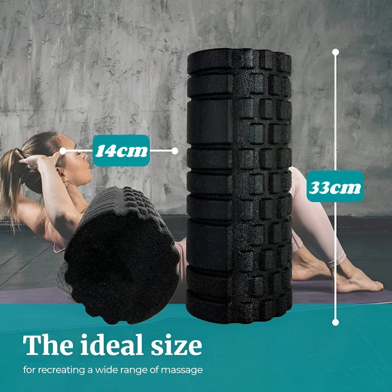 solid foam roller with grooves, view 7 - MRSLM