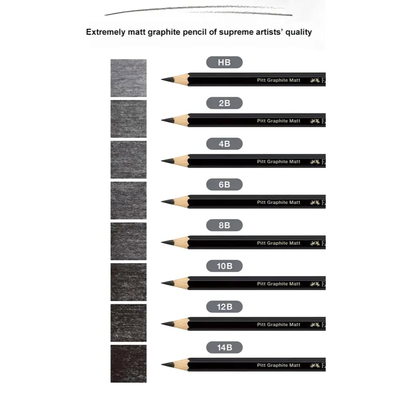 8-piece graphite pencil set, view 7 - MRSLM