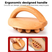 handheld gua sha massage brush, view 3 - MRSLM