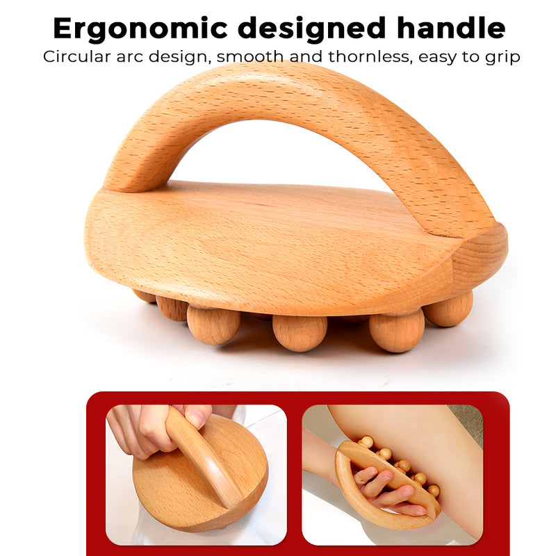 handheld gua sha massage brush, view 3 - MRSLM
