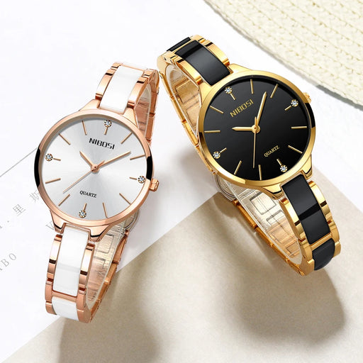 women's ceramic bracelet quartz watch - MRSLM