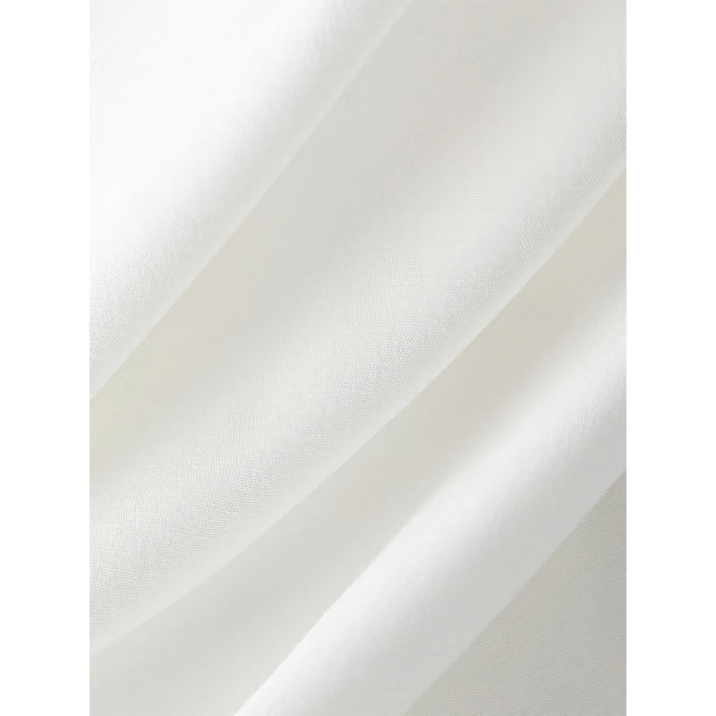 white square collar puff sleeve shirt, view 8 - MRSLM