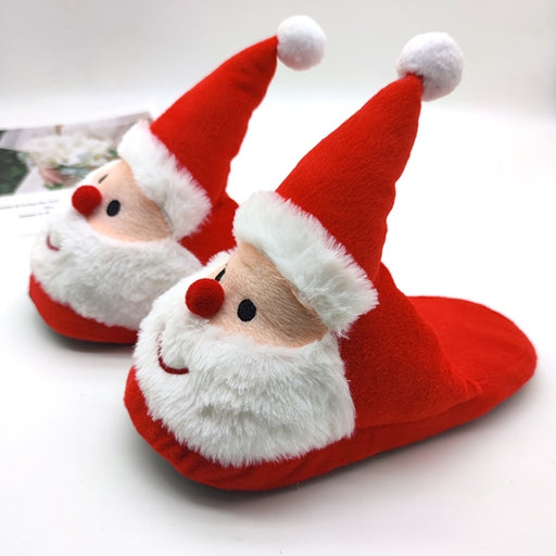Christmas Santa and elk home slippers - MRSLM