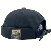 vintage brimless melon cap, view 5 - MRSLM