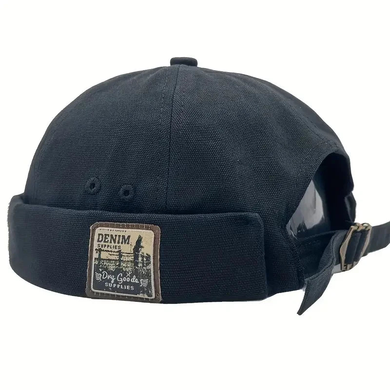 vintage brimless melon cap, view 5 - MRSLM