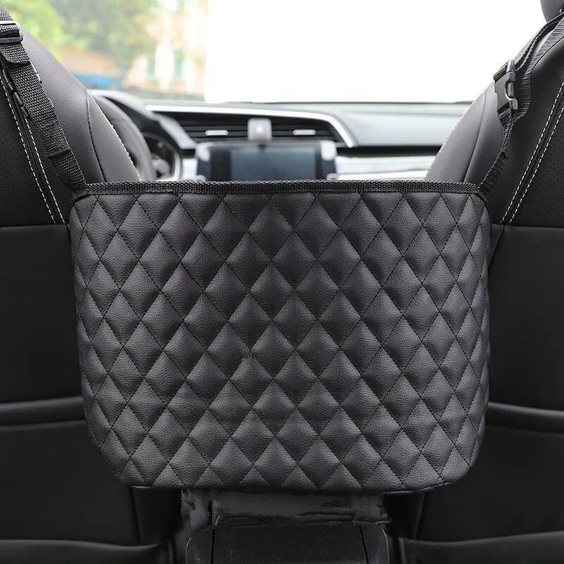 Car seat gap storage net pocket, view 3 - MRSLM