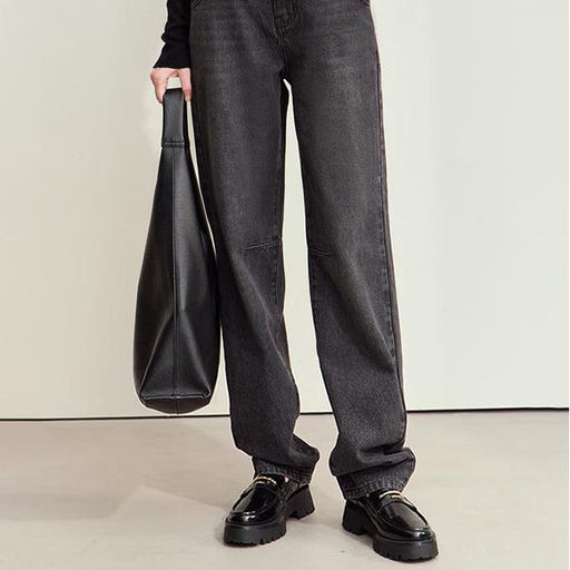 women's vintage loose cotton jeans - MRSLM