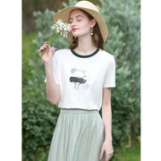 floral graphic tee, view 2 - MRSLM