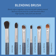 13-piece eye makeup brush set, view 6 - MRSLM