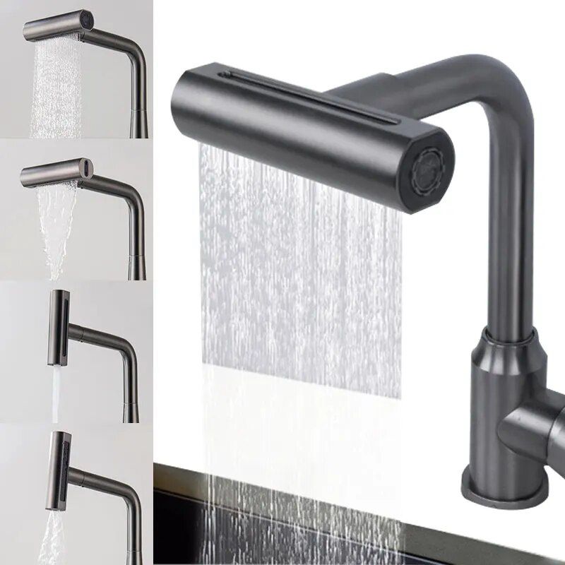 rotating kitchen faucet, view 2 - MRSLM