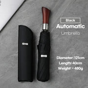 fully automatic windproof large umbrella, view 4 - MRSLM
